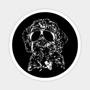 Funny Proud Doodle sunglasses cool dog Magnet